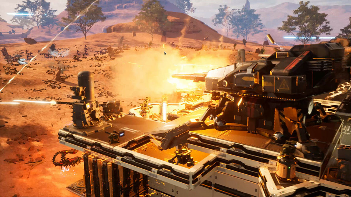 Co-op shooter Outpost: Infinity Siege has mechs, grapple hooks, and a release window
