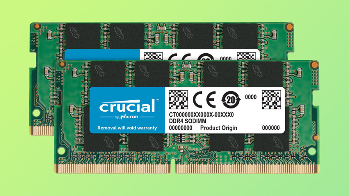 Upgrade your gaming laptop with 32GB of DDR4-3200 RAM at 10-15% off at Crucial UK
