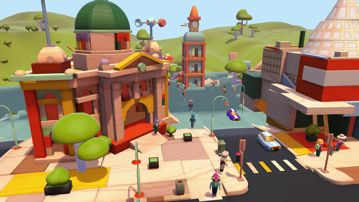 Become god of a toy town in this cute upcoming sandbox game