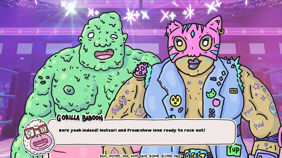 This dating sim lets you romance a wrestler made entirely of green ooze