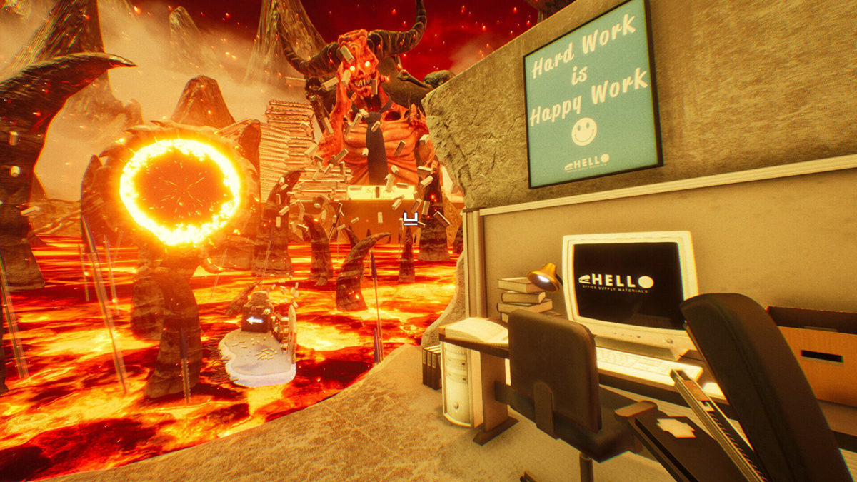 RPS@PAX 2023: Hell Of An Office is a fiendishly fast action-platformer in the vein of Neon White