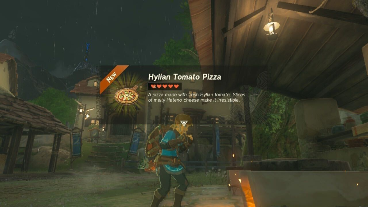 Zelda: Tears of the Kingdom’s Pizza Recipe Is Surprisingly Hilarious