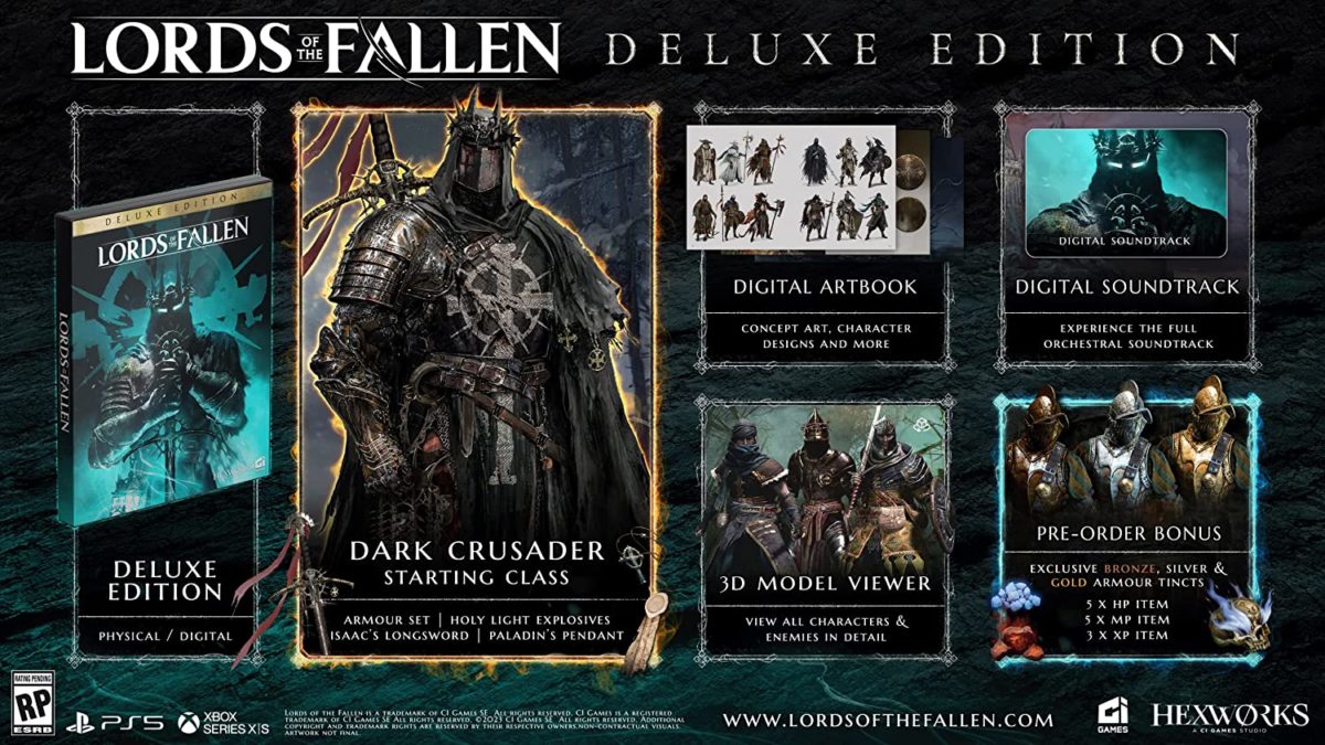 Lords of the Fallen: Here’s What Comes in Each Edition