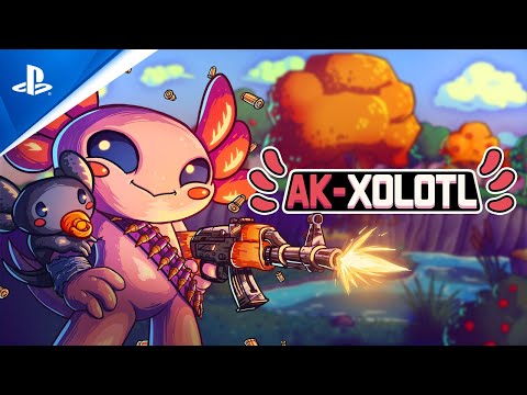 AK-xolotl – the cute-but-deadly roguelite shooter hits PlayStation this fall