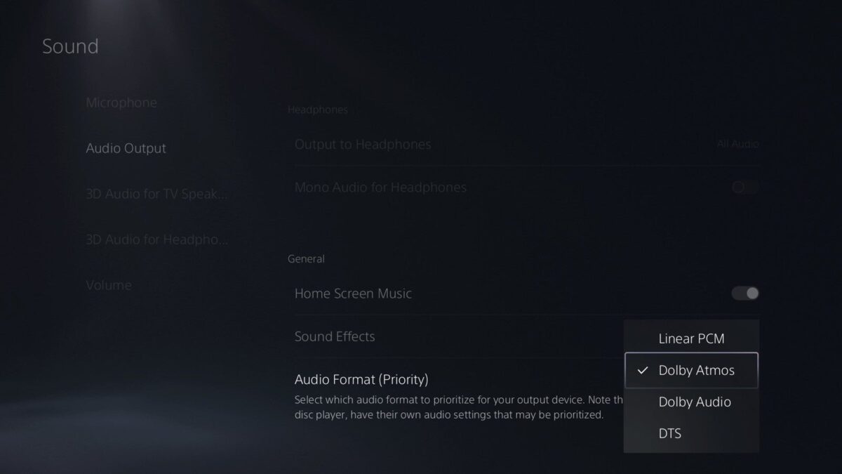 PS5 Beta Finally Adds Support for Dolby Atmos HDMI Devices, Among Other Things