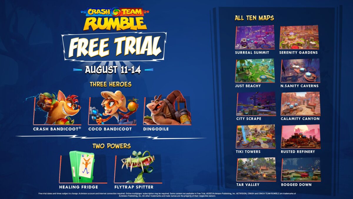 Crash Team Rumble is Available to Try for Free