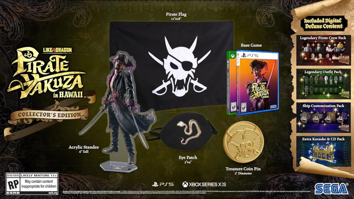 Like a Dragon: Pirate Yakuza in Hawaii – Here’s What Comes in Each Edition
