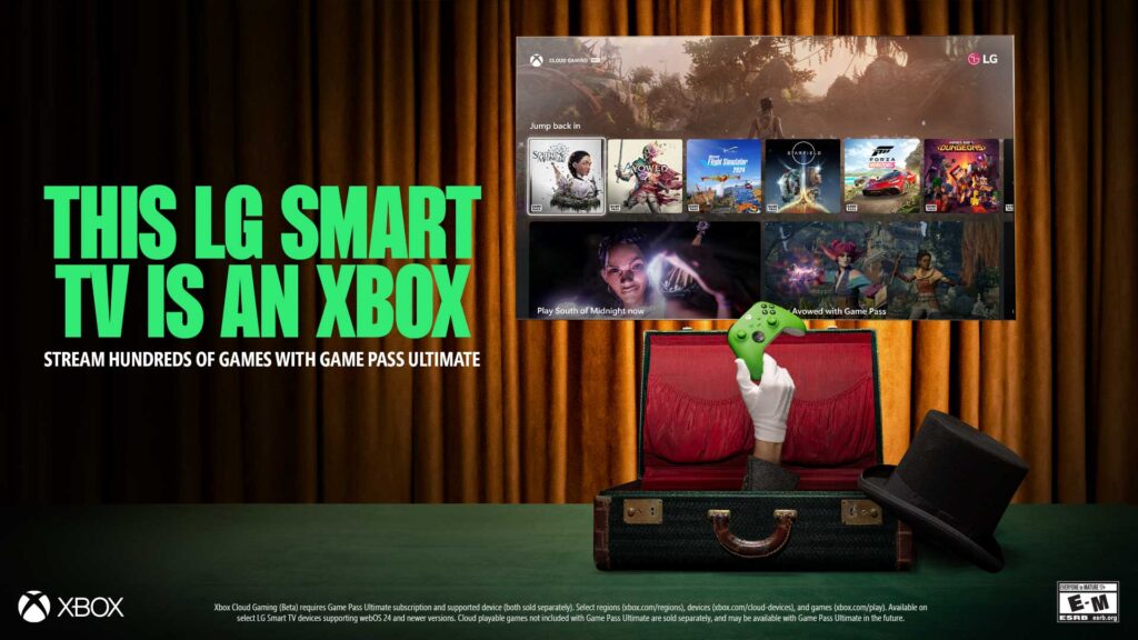 Xbox App Now Available on LG Smart TVs