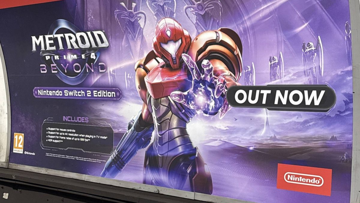 Confused Nintendo Fans Spot Giant Metroid Prime 4: Beyond Advert Stating That the Game Is ‘Out Now’ — Sparking Hopes of an Imminent Release
