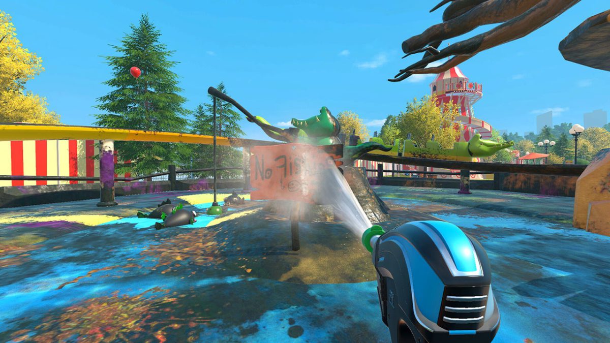 PowerWash Simulator 2 Has You Dig (and Clean) a Dirty Toilet Out of a Town Square