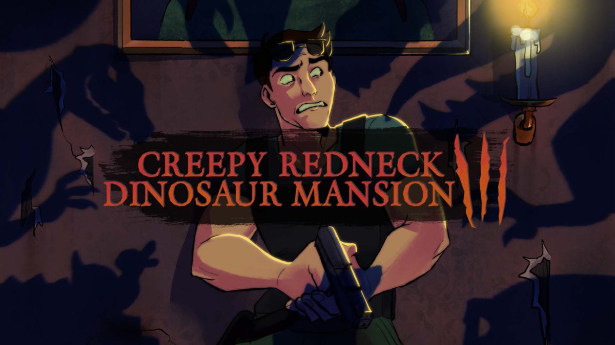 Creating Creepy Redneck Dinosaur Mansion 3