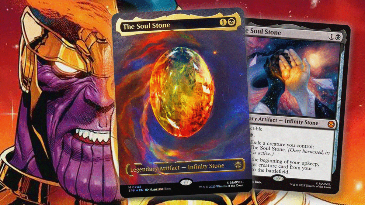 This Rare Infinity Stone Card Has Already Sold for $10,000 Before Magic’s Spider-Man Set is Even Out