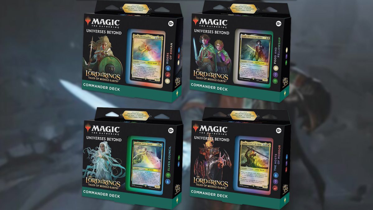 Magic’s Lord of the Rings Commander Decks Are Finally Back in Stock at Amazon, and Some Are Even Discounted