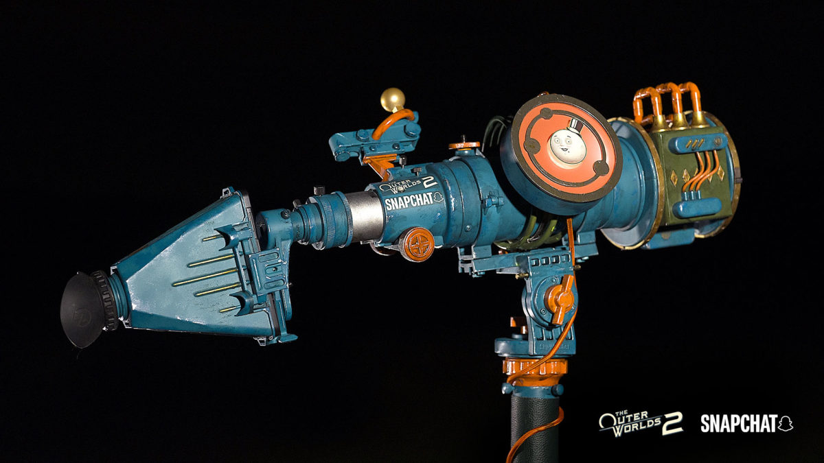 Turning the Moon into The Moon Man’s Playground with Snapchat for The Outer Worlds 2