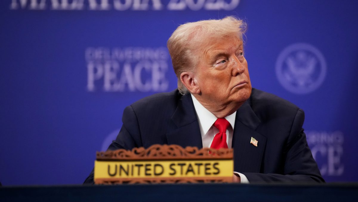 The White House Wades Into the Console Wars, Releases AI Image of Donald Trump as Master Chief Saluting in Front of an American Flag That Contains a Big Mistake
