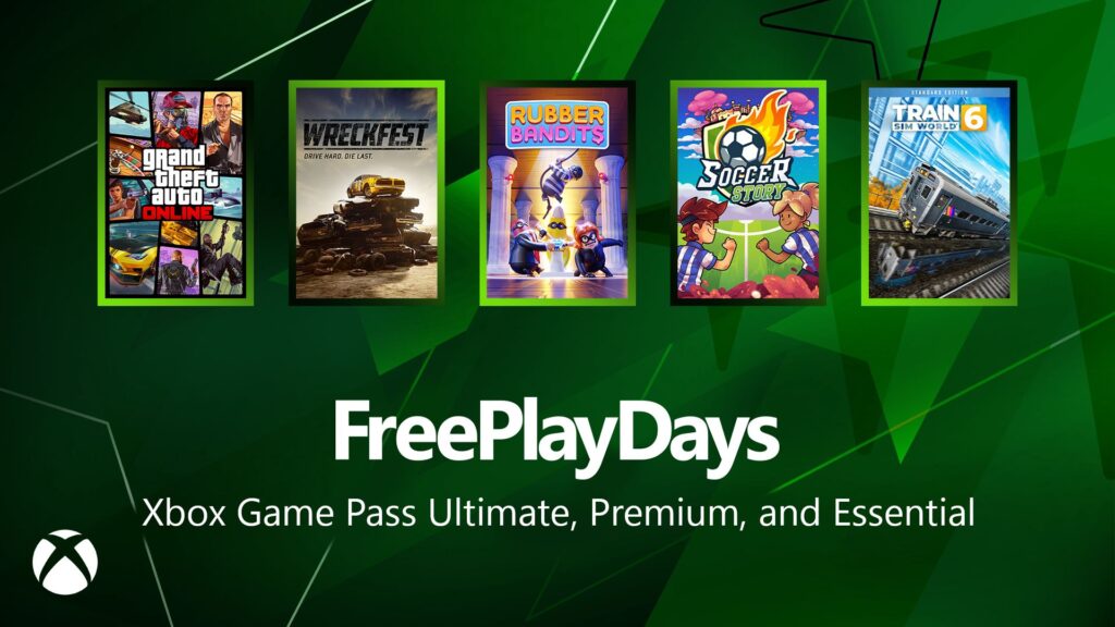 Free Play Days – Grand Theft Auto Online, Rubber Bandits, Soccer Story, Train Sim World 6: Standard Edition and Wreckfest