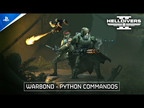 Helldivers 2: Python Commandos Premium Warbond airdrops Dec 2