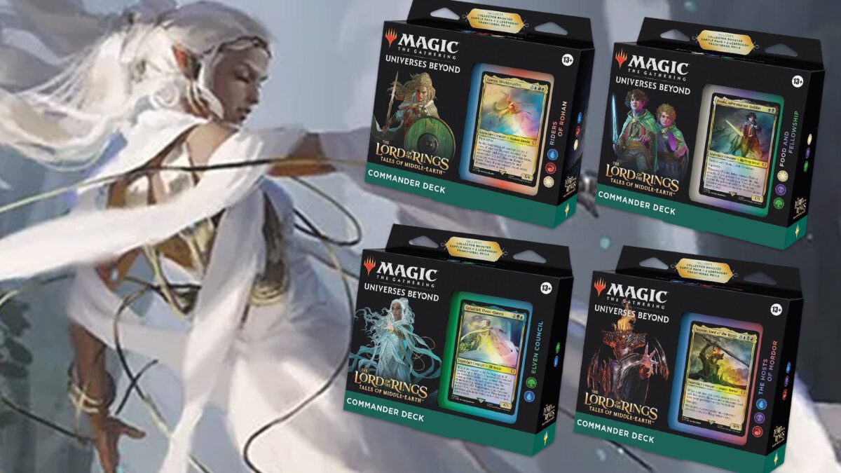 Magic’s Lord of the Rings Commander Decks Are Finally Back In Stock Online, and Just Got an Tidy Discount As Well